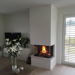 Cheminée P3 Matzingen in weiss